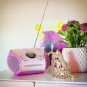Lenco SCD-24 kaasaskantav raadio CD-mängijaga roosa Lenco SCD-24 kaasaskantav raadio CD-mängijaga roosa