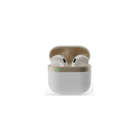 HEADSET BLUETOOTH/WHITE/GOLD TWS-02-W GEMBIRD