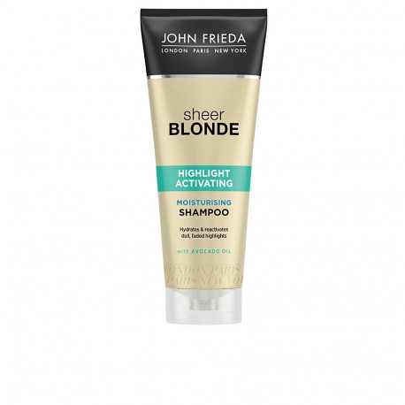 JOHN FRIEDA SHEER BLONDE champú hidratante cabellos rubios 250 ml