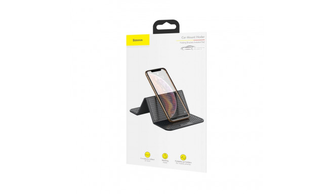 Folding Bracket Antiskid Pad, Black