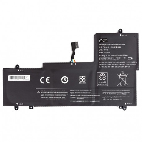 Replacement Computer Battery - LENOVO L15M4PC2 6800mAh 7.6V Li-Polymer
