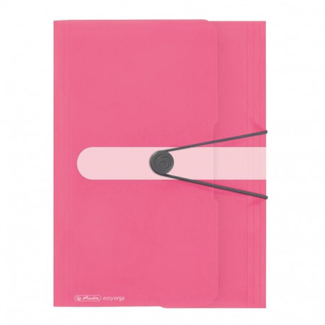 Herlitz kummiga kaaned A4 Color Block indon.roosa