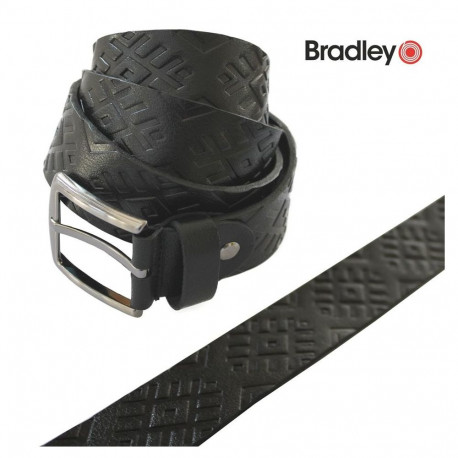 Nahast püksirihm ETNO vöökiri must 3,5 x 135 cm