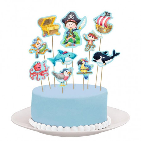 Susy Card kaunistustikk, 10 tk / Piraat