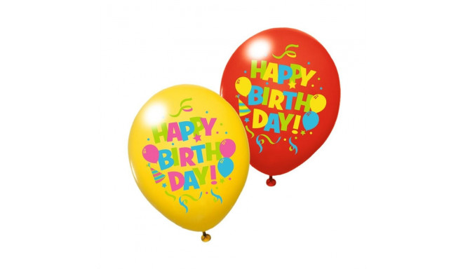 Susy Card õhupall, 6 tk, ümbermõõt 100 cm / Happy Birthday