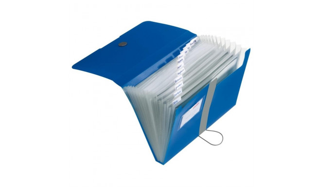 Lõõtsmapp A4 Easy Orga 12 vahega sinine