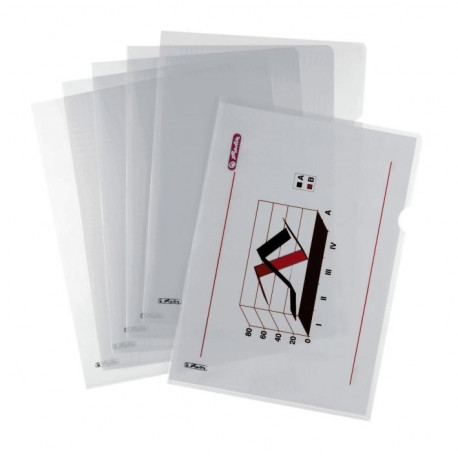 Herlitz kiletasku L a4/10 kristall