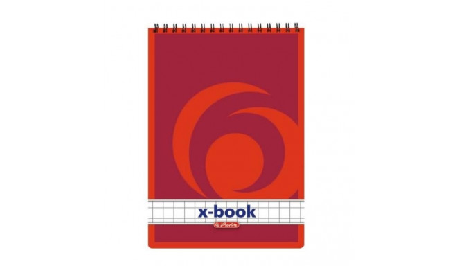 Herlitz spiraaliga märkmik A7/50 ruuduline Herlitz