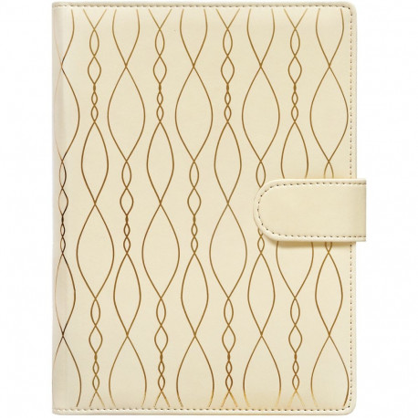 Book calendar Boss Week A5 Universal, spiral binding, FASHION lux cover (WHITE) 00073/41166