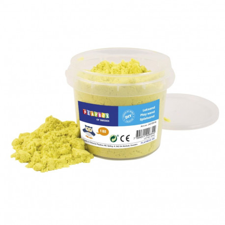 Kineetiline liiv sidrunikollane, 1kg, 3+