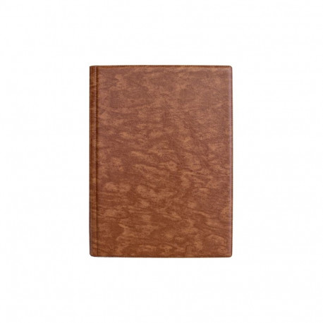 Raamatkalender Minister PVC Päev konjakipruun, A5,  spiraalköide, PVC kaantega, päeva sisu 2026a.