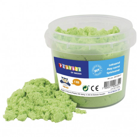 Kineetiline liiv laimiroheline, 1kg, 3+