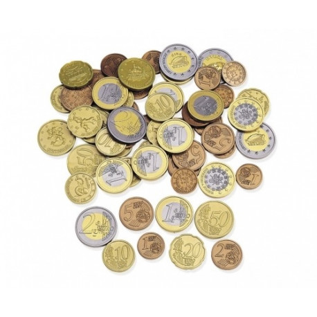 Mängu - Euromündid, plast, kokku 100 tk