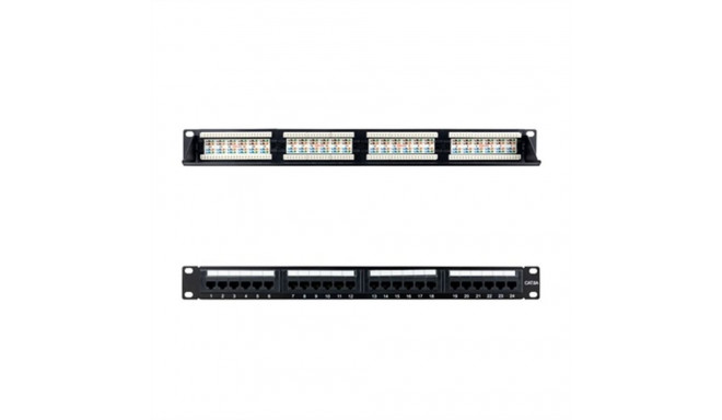 Lülitikapp NANOCABLE CAT.6A UTP 19"1U Dual