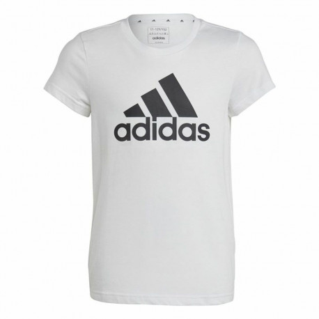 Laste Lühikeste varrukatega T-särk Adidas Essentials Valge