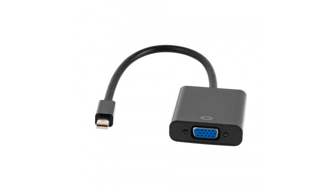 Cabletech Video Adapter mini Display Port to VGABlack