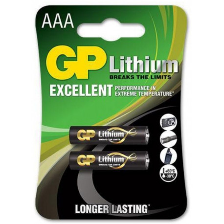 GP battery AAA FR03 1.5V 2pcs