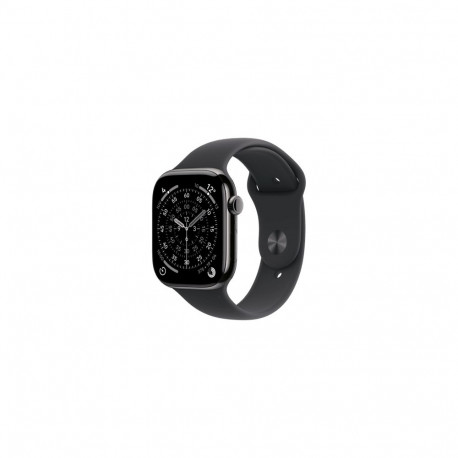 Apple Watch 11 5G 42mm Titan schiefer Sport schwarz S/M