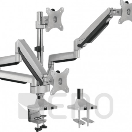LogiLink Monitor-Schreibtischhalterung 3-fach 17-27'' Almini