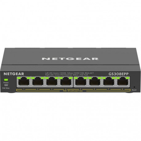 Netatmo NETGEAR 8PT GE Plus Switch W/HI-PWR POE+