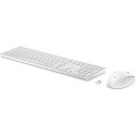 HP 655 White Wrls KB and Mouse Combo