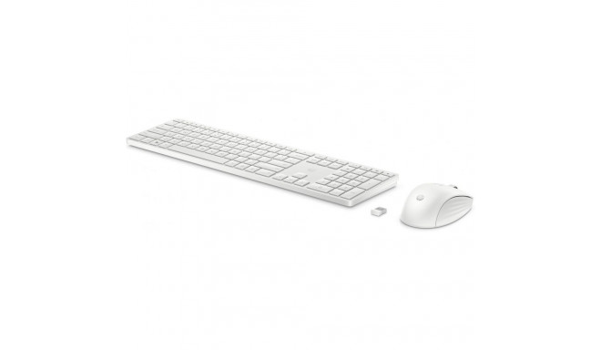 HP 655 White Wrls KB and Mouse Combo