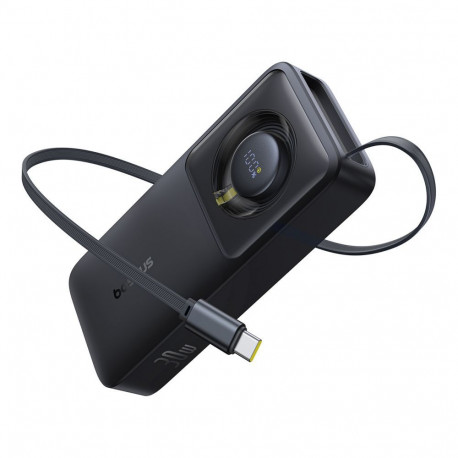 Baseus Baseus Free2Pull 10000mAh 30W powerbank with USB-C port and retractable USB-C cable - black