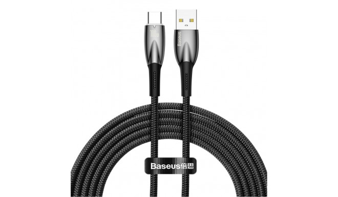Baseus Baseus Glimmer Series Fast Charging Cable USB-A - USB-C 100W 480Mbps 2m black