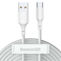 Baseus Baseus 2x USB cable - USB Type C fast charging Power Delivery Quick Charge 40 W 5 A 1.5 m whi Baseus Baseus 2x USB cable - USB Type C fast charging Power Delivery Quick Charge 40 W 5 A 1.5 m whi