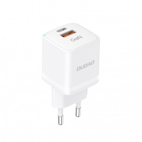 Dudao Wall charger GaN 33W PPS USB C/USB Dudao A13Pro - white