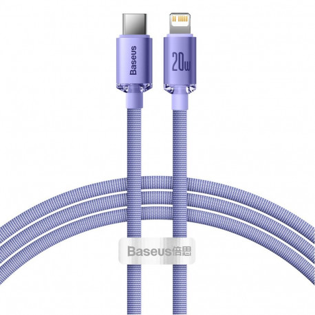 Baseus Baseus CAJY000205 Lightning - USB-C PD cable 20W 480Mb/s 1.2m - purple
