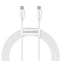 Baseus Baseus CATYS-C02 USB-C - USB-C PD QC FCP cable 100W 5A 2m - white