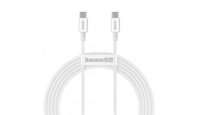 Baseus Baseus CATYS-C02 USB-C - USB-C PD QC FCP cable 100W 5A 2m - white