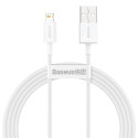 Baseus Baseus Superior USB - Lightning cable 2.4A 1.5 m White (CALYS-B02) White