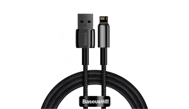 Baseus Baseus Tungsten USB - Lightning cable 2.4 A 1 m black (CALWJ-01)