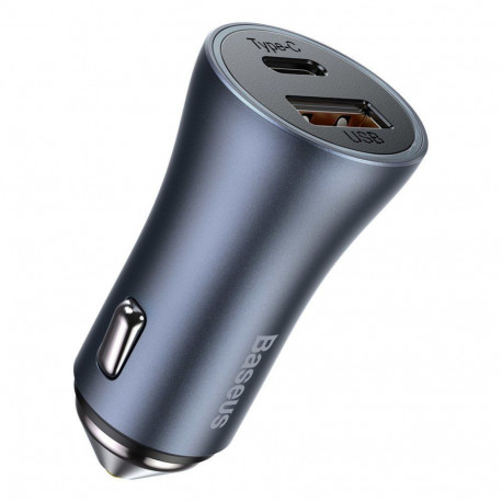 Baseus Baseus Golden Contactor Pro fast car charger USB Type C / USB 40 W Power Delivery 3.0 Quick C