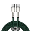 Baseus Baseus Cafule Series Metal Data USB-C / USB-C PD QC SCP 100W 5A 2 m cable - green