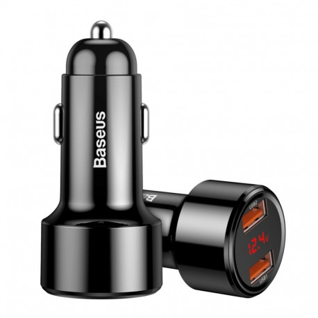 Baseus Baseus Magic Series Dual QC - Quick Charge 3.0 2x USB 45W 6A car charger black (CCMLC20A-01)