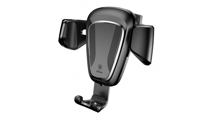 Baseus Baseus Gravity Car Mount gravity air vent car holder for 4-6" phone black (SUYL-01)