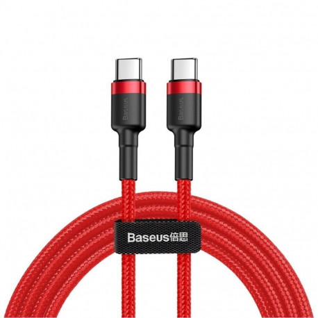 Baseus Baseus CATKLF-H09 USB-C - USB-C PD QC cable 60W 3A 480Mb/s 2m - red