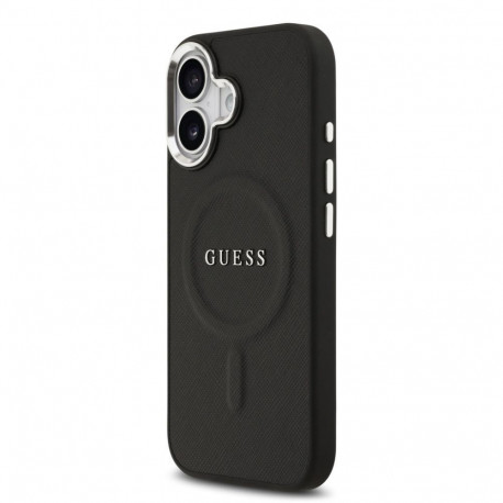 Guess Apple iPhone 17 PU Saffiano MagSafe Case Black
