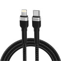 Wozinsky Wozinsky WNBCL1 Lightning / USB-C PD 30W cable 1 m - black
