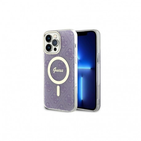Guess Guess GUHMP14XH4STU iPhone 14 Pro Max 6.7" purple/purple hardcase 4G MagSafe