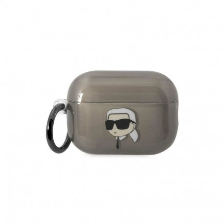 Karl Lagerfeld Karl Lagerfeld KKLAP2HNIKTCK Airpods Pro 2 cover black/black Ikonik Karl Lagerfeld
