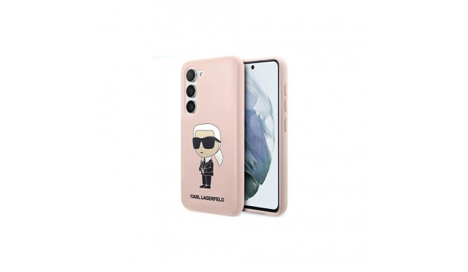Karl Lagerfeld Karl Lagerfeld KLHCS23SSNIKBCP S23 S911 hardcase pink/pink Silicone Ikonik