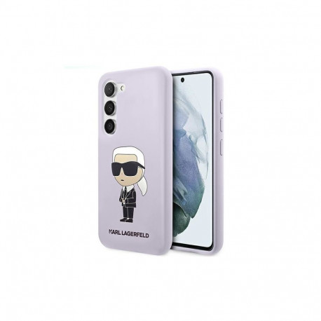 Karl Lagerfeld Karl Lagerfeld KLHCS23MSNIKBCU S23+ S916 hardcase purple/purple Silicone Ikonik