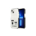 Karl Lagerfeld Karl Lagerfeld KLHCP13STPEKCW iPhone 13 mini 5.4" hardcase white/white Karl&Choup