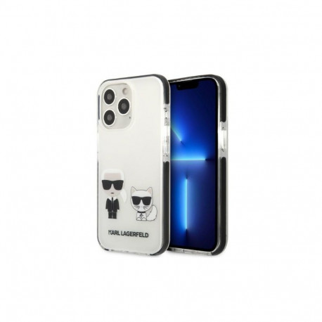 Karl Lagerfeld Karl Lagerfeld KLHCP13LTPEKCW iPhone 13 Pro / 13 6.1" hardcase white/white Karl&Choup