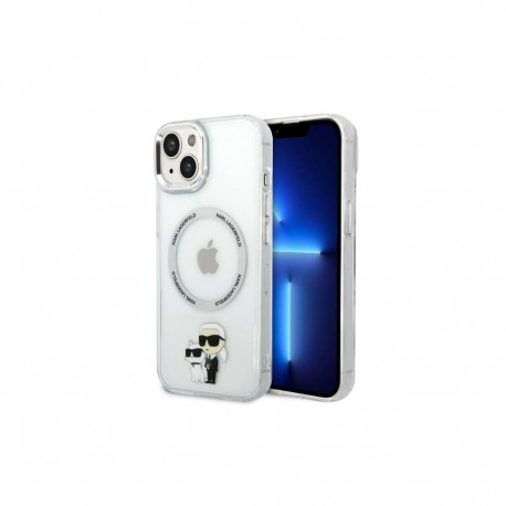 Karl Lagerfeld Karl Lagerfeld KLHMP14MHNKCIT iPhone 14 Plus 6.7" hardcase transparent Iconic Karl&Ch