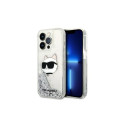 Karl Lagerfeld Karl Lagerfeld KLHCP14XLNHCS iPhone 14 Pro Max 6.7" silver/silver hardcase Glitter Ch